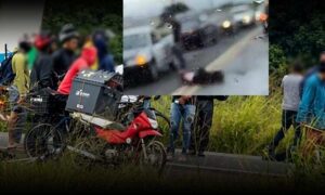 VÍDEO: Mulher morre em grave acidente com moto nesta manhã no Anel Viário de Vitória da Conquista