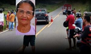 Trágico: Identificada a idosa que morreu atropelada em rodovia da região, na manhã desta quarta-feira