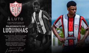 Consternação: Jogador de futebol “Luquinhas” Andrade tem morte cerebral após sofrer mal súbito durante partida