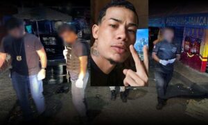 Imagens fortes: Denilson foi encontrado morto nesta noite na feira livre, com marcas de tiros na cabeça