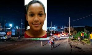 Consternação: Familiares a amigos se despedem da jovem Evelyn Victória, vítima de acidente com moto na região