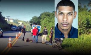 Imagens fortes: Identificado o frentista que perdeu a vida após colidir com uma vaca no anel viário, nesta manhã
