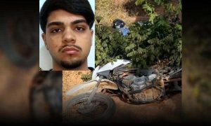 Tristeza: Jovem Gabriel Alves Martins, de 17 anos, morreu em grave acidente com moto na zona rural