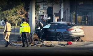 Atenção: Grave acidente registrado nesta manhã na Avenida Olívia Flores. Polícia Militar e Simtrans no local