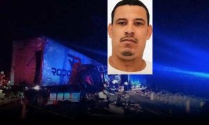 Trágico: Identificado o caminhoneiro que perdeu a vida nesta noite em acidente na rodovia BR-116