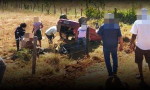 Atenção: Capotamento com vítimas é registrado na zona rural. Equipe do SAMU foi acionada para atender as vítimas