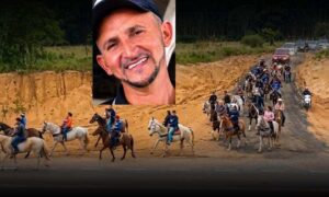 Comoção: Grande cavalgada marcou a despedida de Valdir de Jesus Santos na região de Vitória da Conquista