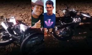 Trágico: Dois jovens morrem em colisão de motocicletas nesta noite, na rodovia BR-030 zona rural de Brumado