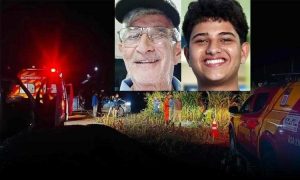 Tragédia: Avô e neto morrem após avião cair em propriedade rural, na noite deste sábado. Vítimas identificadas