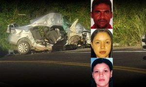 Tragédia: Identificados os três mortos no desastre da BR-110, nesta quarta-feira, todos da mesma família