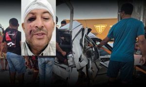 “Mão de Deus”: Vereador sobrevive após carro ser prensado entre duas carretas na BR-116, e agradece mensagens de apoio